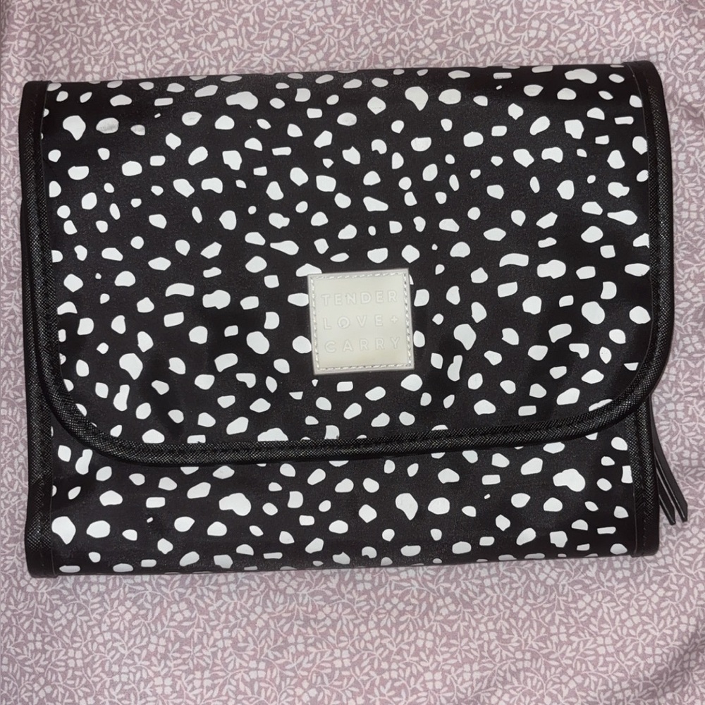 Tender, Love + Carry fold over toiletry weekender cosmetic bag